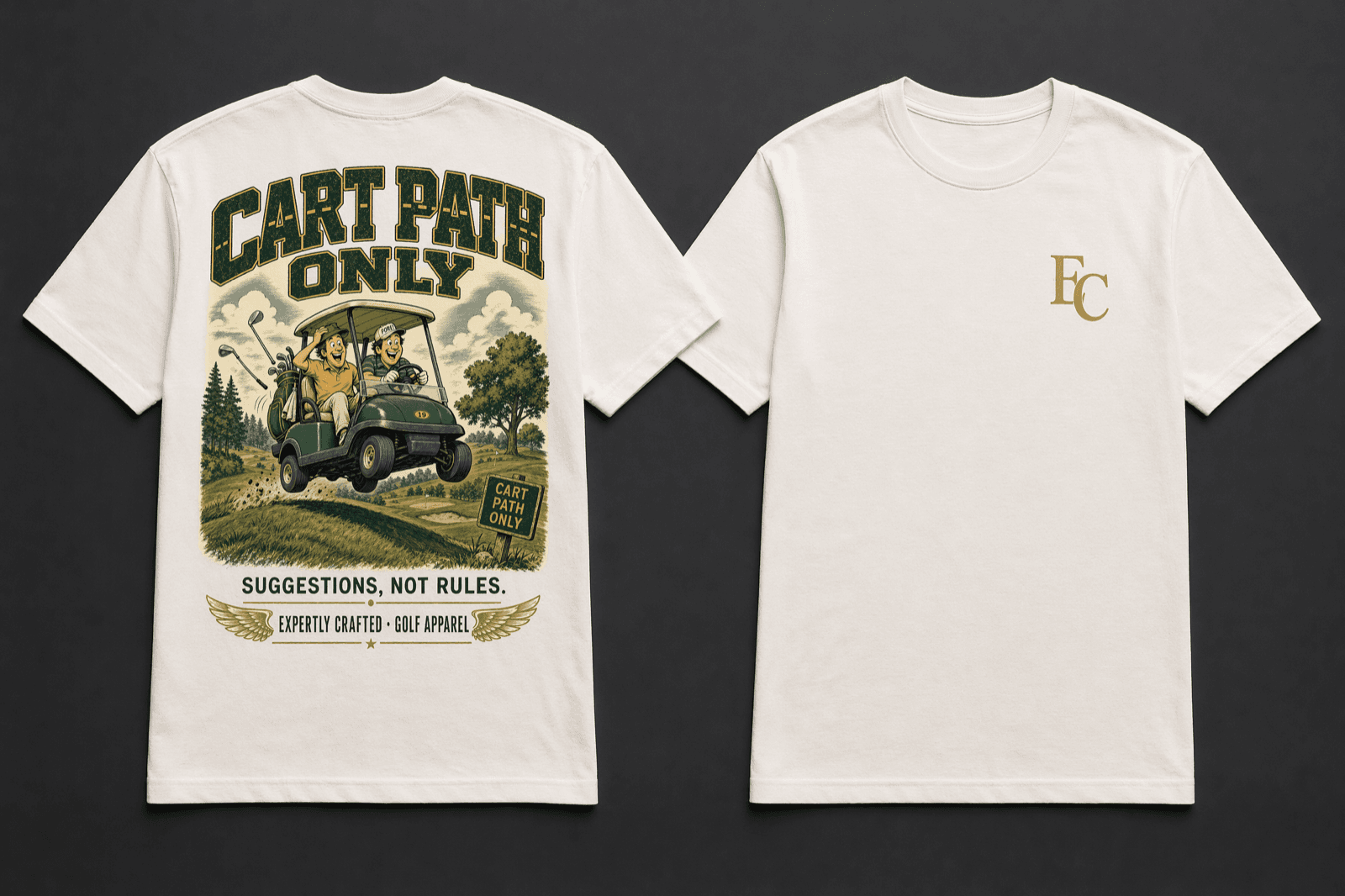Cart Path Only Tee